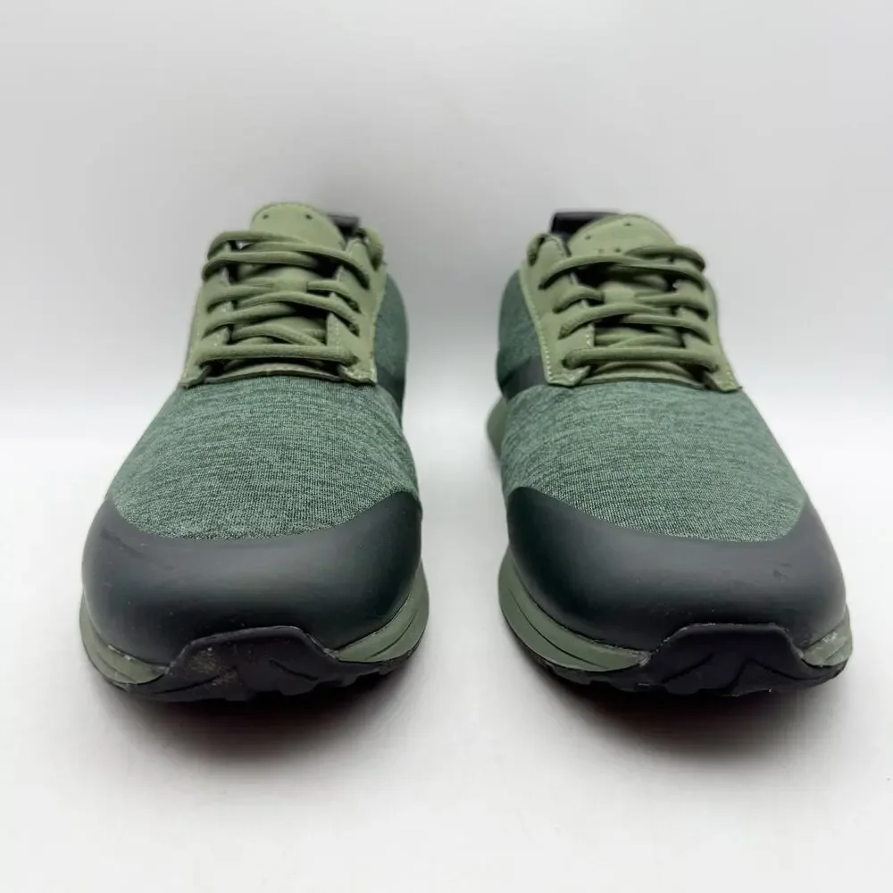 YORK Athletics Mens Henry Sweatshirt Casual Sneaker US 8 Green Knit Athletic NIB